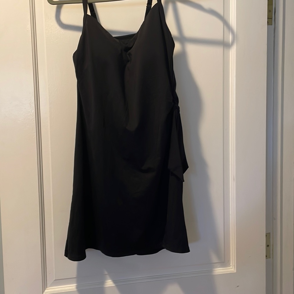 Never worn black Lands end bathing suit